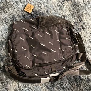 Victoria Secret Pink Duffel Bag Logo Grey Spacious Cute Stylish School/Work/Gym